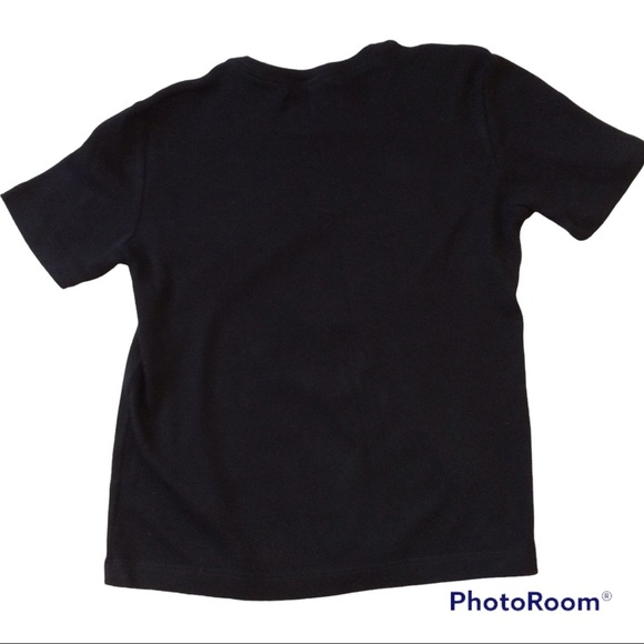 Vintage 90s America Bling Embellished Black Top New Without Tag S - Picture 3 of 7